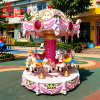 Ensembles de jouets pour aire de jeux intérieure pour enfants, conception personnalisée en gros, mini-carrousel, aire de jeux intérieure commerciale à thème pour enfants