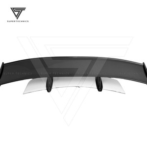 Half Carbon Fiber Customized Top Secret ST2 Style Rear <strong>Spoiler</strong> for Nissan GTR R35 2008-2019 - Product Image 4