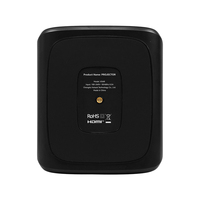 Projecteur intelligent LCD portable X5AD 1080p 500 ANSI Lumens avec haut-parleurs intégrés et mise au point automatique pour les entreprises et le divertissement