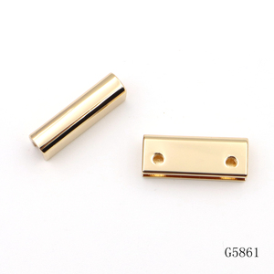 Accessoires de sac <span class=keywords><strong>Clip</strong></span> métallique <span class=keywords><strong>Clip</strong></span> d'extrémité de ceinture en métal plat Boucle d'extrémité de cordon en métal pour accessoires de bouchon de queue de sangle de sac - Product Image 3