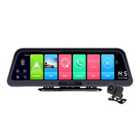 Caméra embarquée GPS de navigation Android 8.1 4G 10 pouces avec 2 Go de RAM, WiFi, enregistreur vidéo FHD 1080P, ADAS, surveillance de stationnement 24h/24