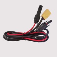 Câble solaire de haute qualité, connecteur mâle-femelle XT60, conducteur en cuivre plaqué argent, faisceau de câbles 600V pour applications solaires électroniques
