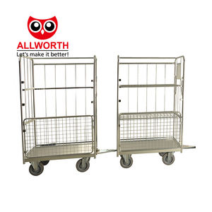 Vente chaude entrepôt logistique robuste Transport en métal chariot à linge conteneur en treillis métallique Roll Cage - Product Image 5