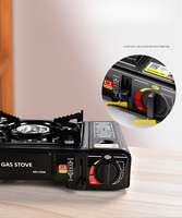 Portable extérieur hot pot barbecue cuisinière à gaz grill ménage Cartouche four cuisinière cassette poêle