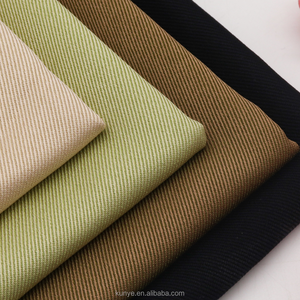 Tela de sarga de poliéster de acetato pesado de 310GSM para mujer, rizo tejido ecológico para textiles para el hogar y ropa gruesa - Product Image 3