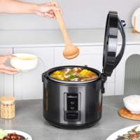 Soldes d'usine : Cuiseur à riz électrique portable automatique, petit électroménager de cuisine, intérieur antiadhésif en aluminium, avec tasse doseuse pour usage domestique