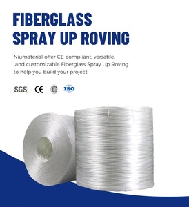 Roving en fibre de verre E sans alcali 2400tex avec sizing silane à égouttement rapide pour pulvérisation, pour coques de bateaux, baignoires et moulage de PRV - Product Image 1