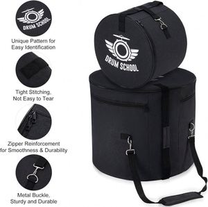 Free sample Cymbal <b>Bag</b> With Wheel, Double Layer 22'' - 24" Cymbal Case with 6mm Big <b>Dividers</b> and Pull Handle - Product Image 4
