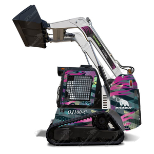 Powerful Mammut OJ100-C 55kw Skid Steer <strong>Loader</strong> With Hammer Attachments <strong>Price</strong> <strong>List</strong> for Sale Earth- Moving <strong>Crawler</strong> <strong>Loaders</strong> - Product Image 2