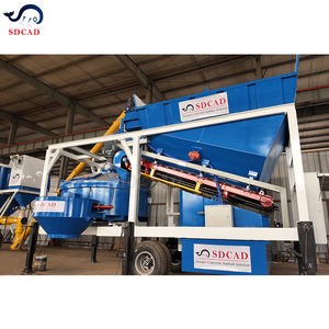 Centrale à béton mobile sur site avec mélangeur MP1000 pour les projets de ponts et commerciaux - Product Image 4