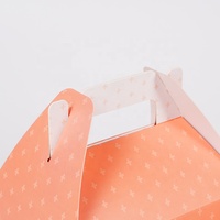 Boîtes de fête colorées pour enfants avec poignée, pour transporter repas, gâteaux, cupcakes, idéales pour pique-niques, anniversaires et mariages