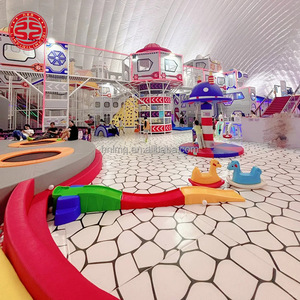 Équipement de terrain de jeu intérieur personnalisable pour enfants : Grand et petit trampoline, château gonflable, toboggan, structure d'<span class=keywords><strong>escalade</strong></span> ludique pour <span class=keywords><strong>l</strong></span>'éducation précoce - Product Image 3
