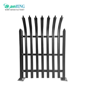 Modern Carbon Steel Fence Panel 5.6 Feet Height Powder Coated Rustproof Outdoor Residential Use Rectangle Shape - Product Image 3
