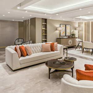 Sofás Cama de 3 Plazas Estilo Árabe para Sala de Estar, Diseño Curvo, Sofá Moderno para el Hogar, Muebles de Lujo - Product Image 5