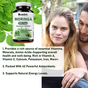 Suplementos herbales Pure <span class=keywords><strong>Moringa</strong></span> Powder Superfood Rich en vitaminas y aminoácidos Cápsulas de <span class=keywords><strong>Moringa</strong></span> - Product Image 4
