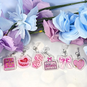 Bouchons anti-poussière personnalisés en acrylique pour téléphone, type C, breloques et accessoires pour smartphone - Product Image 3