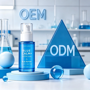เซรั่มบลูเปปไทด์ ODM แบรนด์ส่วนตัว ช่วยลดเลือนริ้วรอยบริเวณลำคอ เนื้อบางเบา ใช้ได้ทุกวัน บำรุงผิวหน้า - Product Image 3