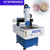 Machine de fraisage CNC 6060 à haute rigidité, petite, à broche unique 2,2 kW, pour la sculpture, la gravure et le fraisage du laiton et de l'aluminium