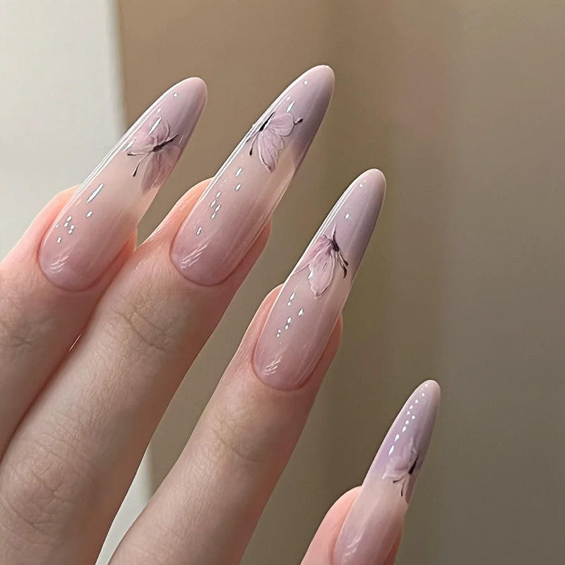 ผีเสื้อหยกสีชมพู BY1455