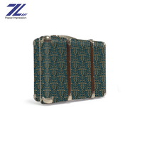 Valise vintage écologique, coffret cadeau, boîte de rangement pour souvenirs, coffre de style antique, coffre rigide, cadeau de vacances