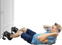 Barre de traction Wellshow pour porte portable musculation poignées de barre de traction multifonctionnelles équipement de fitness pour la maison