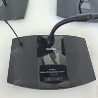 Système de microphone audio de bureau sans fil à col de cygne professionnel sans fil pour la conférence de salle de table de réunion