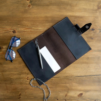 Cuaderno Personalizado de Cuero Genuino A5, Cuaderno de Viaje Recargable de Piel de Vaca, Libreta Extraíble, Diario, Cuaderno de Trabajo