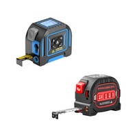 Nouveau télémètre laser rechargeable 3-en-1 60M avec fonction de marquage laser croisé et ruban de mesure intelligent pour la mesure de pièces