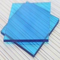 Plaque de polycarbonate PC solide découpée sur mesure, enduite anti-UV, résistante aux chocs, pour lucarnes, auvents, toitures d'entrepôts et vitrages.
