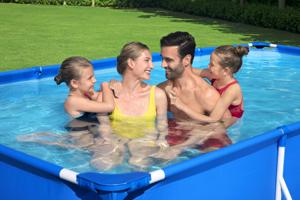 <span class=keywords><strong>Piscine</strong></span> hors sol pour enfants <span class=keywords><strong>Bestway</strong></span> 56405 4,00 m x 2,11 m x 81 cm, structure métallique, <span class=keywords><strong>acier</strong></span> et PVC, pour enfants - Product Image 5