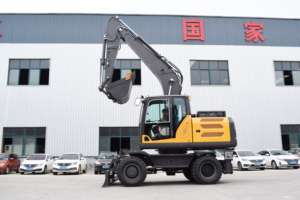 EP75-W Epcn Wiel Graafmachine 8 Ton Wiel Graafmachine Te Koop Met Swing Giek 3.5 Ton 4 Ton 5 Ton Mini Zware Industrie Wiel Digger - Product Image 6