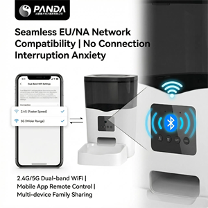 पर्यावरण के अनुकूल आधुनिक स्मार्ट पालतू कटोरे मोबाइल फोन रिमोट कंट्रोल मात्रात्मक भोजन मशीन कुत्तों के लिए स्वचालित - Product Image 5