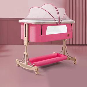 Cuna Mecedora de Lujo para Recién Nacidos con Laterales Plegables, Móvil para Bebés, Uso Diario en Hospitales, Exteriores y Comedores - Product Image 3