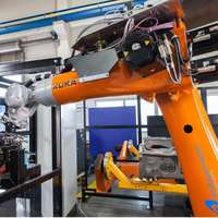 Bras robotique industriel Kuka 6 axes KR 600 R2830 avec solutions de robot de cueillette d'entrepôt de clôture de sécurité CNGBS