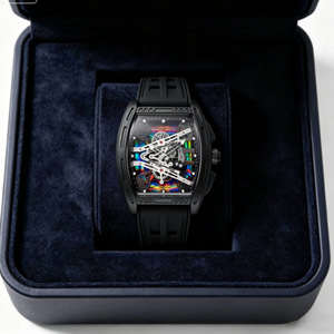 Montre à quartz <span class=keywords><strong>Richard</strong></span> Cask pour homme, cadran ajouré, bracelet en acrylique, affichage à aiguilles, boîtier en alliage, style professionnel et tendance, vente en gros - Product Image 3