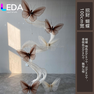 Decoración de Ventana con Mariposas LEDA, Accesorios para Bodas, Decoración Artística para Escenarios de Centros Comerciales y Tiendas, Adornos para Eventos - Product Image 4