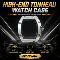 Montre de sport mécanique automatique intégrée haut de gamme pour homme en alliage de titane, bracelet FKM, verre saphir