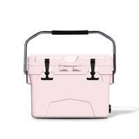 Everstrich — boîte de rangement sur glace, pour le camping, la pêche, refroidisseur avec roue, pour l'extérieur, 20QT/52qt