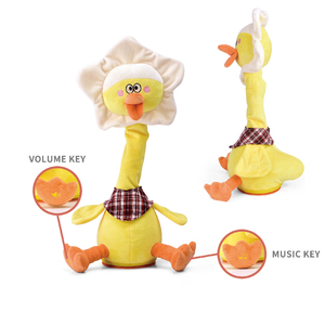 Juguete de Pato Bailarín y Parlanchín para Niños Pequeños, Juguete Musical Eléctrico Multifuncional de Animales, Pato Bailarín para Niños y Niñas, Regalo - Product Image 1