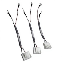 Kabel Harness Inti Tembaga Kustom dengan Selubung PVC, Konektor Terminal O-Ring 4-Pin 2-Core JST VH3.96, Pitch 3.96mm untuk Sepeda Motor
