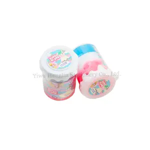 Produk baru kilau lembut jelly slime membuat kit anak-anak DIY pendidikan Kristal lumpur 3 Warna dikemas pelangi squishy slime mainan