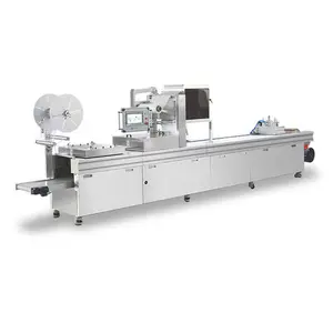 Food industry vaccum thermoforming machine vacuum packing