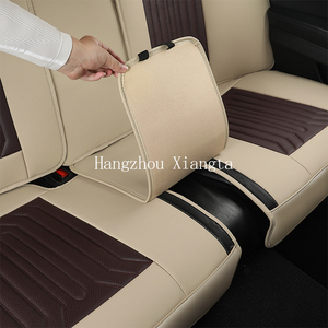 Xiangta 3D 7D 5D 9D universel Sport voiture en cuir bébé chien housse de siège protecteur ensemble Design luxe voiture coussin housse de siège - Product Image 4