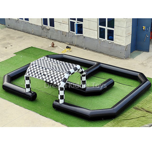 Su misura in PVC per bambini autoscontri all'aperto <span class=keywords><strong>pista</strong></span> gonfiabile <span class=keywords><strong>pista</strong></span> da corsa Soft Play gonfiabile corsa ad ostacoli per bambini - Product Image 5