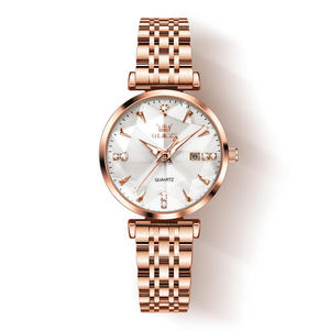 최고의 럭셔리 밝은 멀티 앵글 유리 시계 숙녀 기질 작고 절묘한 시계 여성 손목 방수 여성용 시계 - Product Image 4