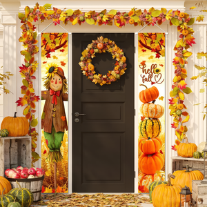 Cartel personalizado de Halloween para porche, cartel de 5.9x1ft para truco o trato, fantasma de terror, calabaza, decoración de porche de bienvenida, cartel colgante - Product Image 6