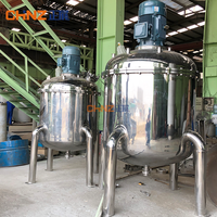 Fabrication de savon homogénéisateur réservoir de mélange ligne de production de détergent mélangeur sous vide homogénéisateur réservoir de mélange mélangeur cosmétique réservoir d'agitation