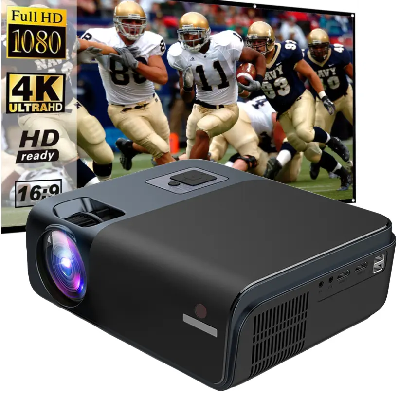 Projector 5G WiFi BT Full HD 1080P Projectors 4K Video Supports LCD Beamer Home Cinema Proyector 4D Correction