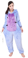 Vente chaude été adulte femmes Kigurumi pyjamas hiver Onesie dessin animé Costumes canard requin chat renard singe vêtements de nuit tissés