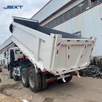 Camion lourd diesel SINOTRUK HAOHAN 371HP 8X4 d'occasion, boîte de vitesses 10 rapports, charge utile de 40 tonnes, Euro 3, levage hydraulique, direction à gauche